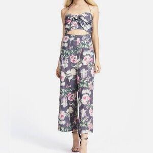 Zimmermann Purple Floral Jumpsuit